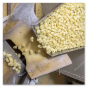 Linea automatizzata per la produzione di pasta in un pastificio